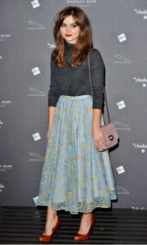 Isabella-Blow-Exhibition-Party-at-Somerset-House,-London,-Britain-Jenna-Coleman