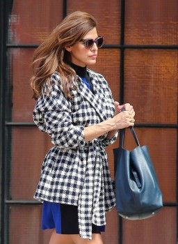 Eva Mendes Leaving Her Hotel In NYC
